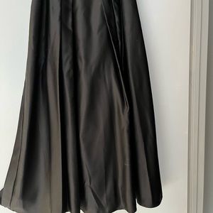 Black satin evening skirt by Alex Evening. Beautiful,